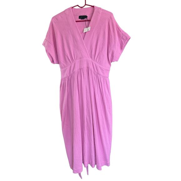 Hatch The Carolina Dress Orchid Pink Maxi Sz 4 Relaxed Cottagecore Bohemian NWT - Picture 1 of 8